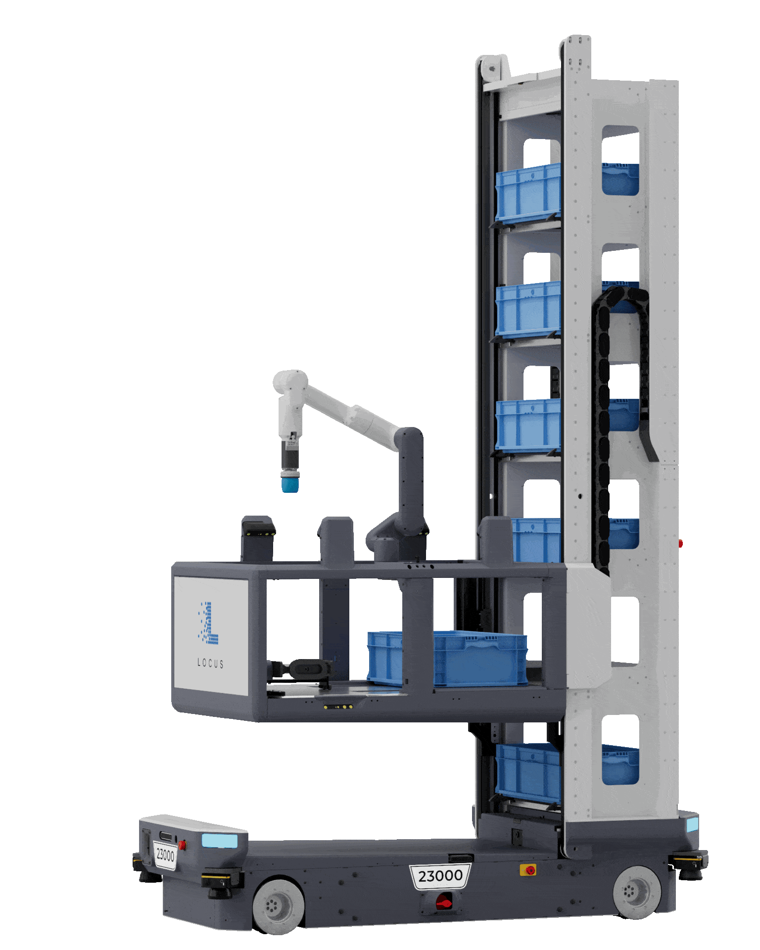 Locus Array mobile picking robot in a product animation
